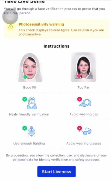 Facial Liveness Verification
