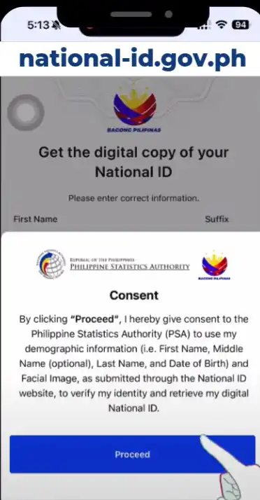 digital id consent form