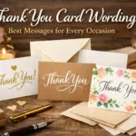 Thank You Card Wording