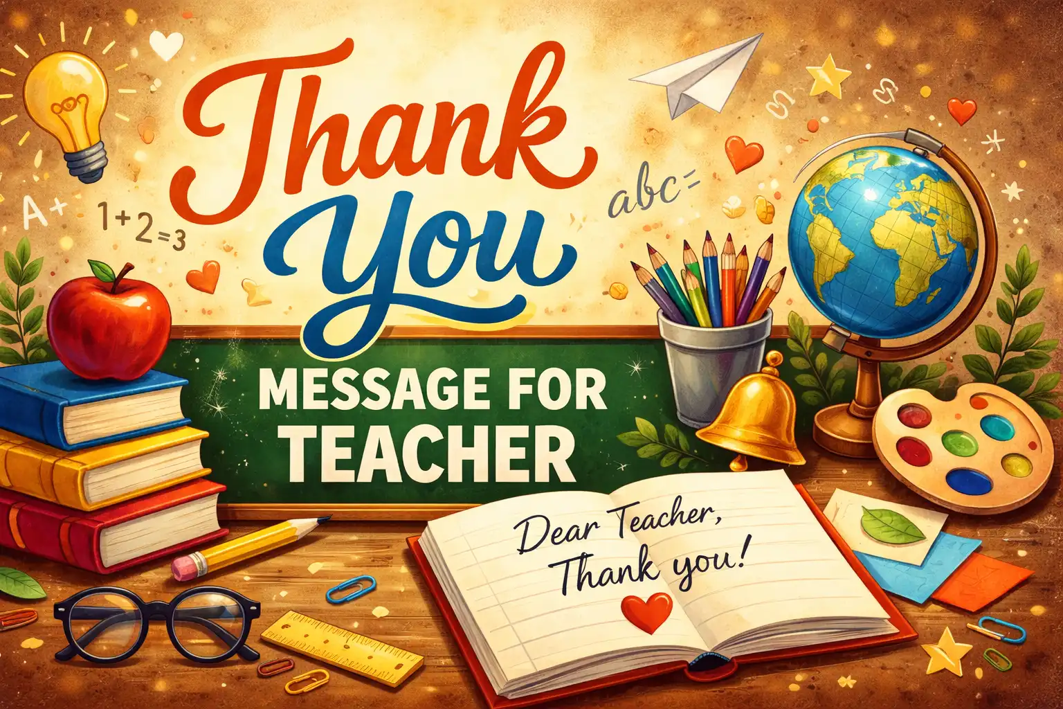 Thank You Message For Teacher