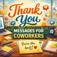 Heartfelt Thank You Messages for Coworkers