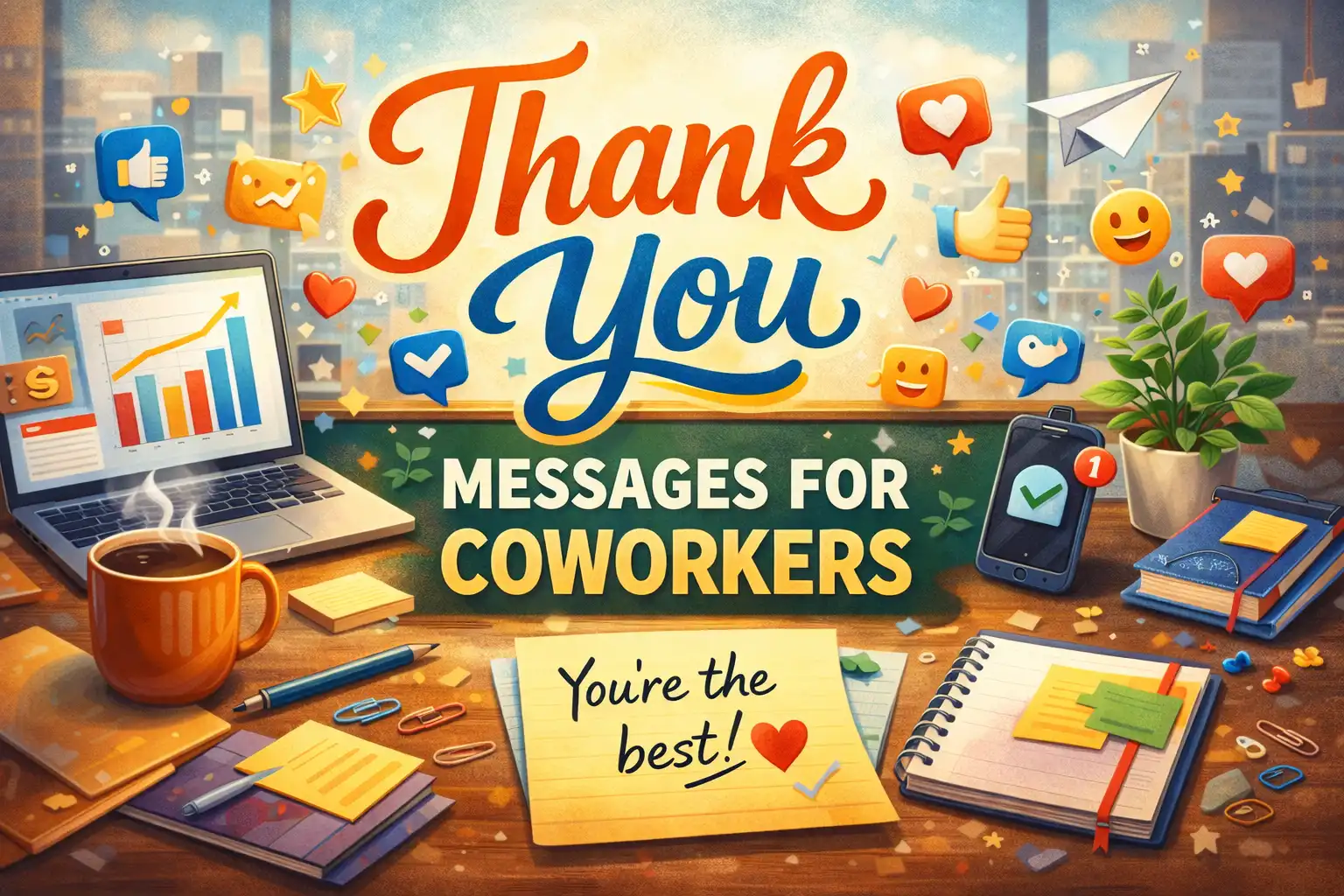 Thank You Messages for Coworkers